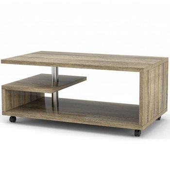 Drewniany stolik do salonu Stolik kawowy  105 x 60 x 46 cm - COSTWAY