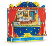 DREWNIANY TEATR STOLIKOWY 3+ DLA PACYNEK ZABAWA TEATRALNA TEATRZYK DLA LAL