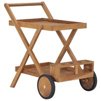 Drewniany wózek serwujący - Wymiary: 54x82x83 cm,