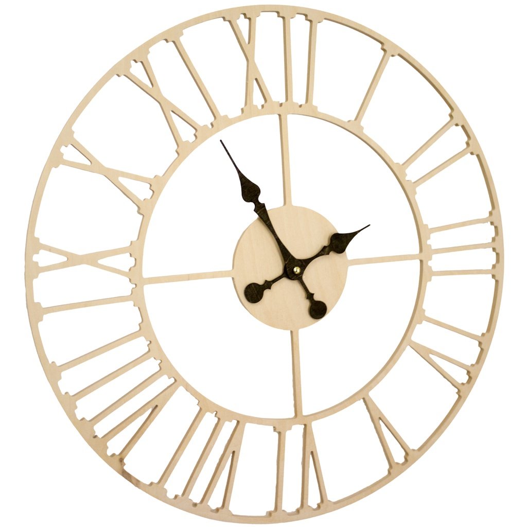 Фото - Настінний годинник Vintage Drewniany Zegar Ścienny  Loft 50Cm 