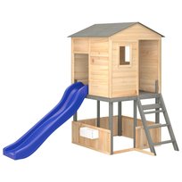 Drewniany zestaw do zabawy dla dzieci - Domek, zje / AAALOE