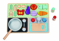 Drewniany zestaw kuchenny – Mały Szef Kuchni