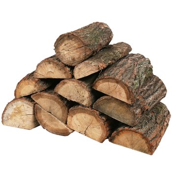 Drewno suszone opałowe do ogniska, paleniska, grilla lub kominka DĄB 30cm 10 kg - sarcia.eu