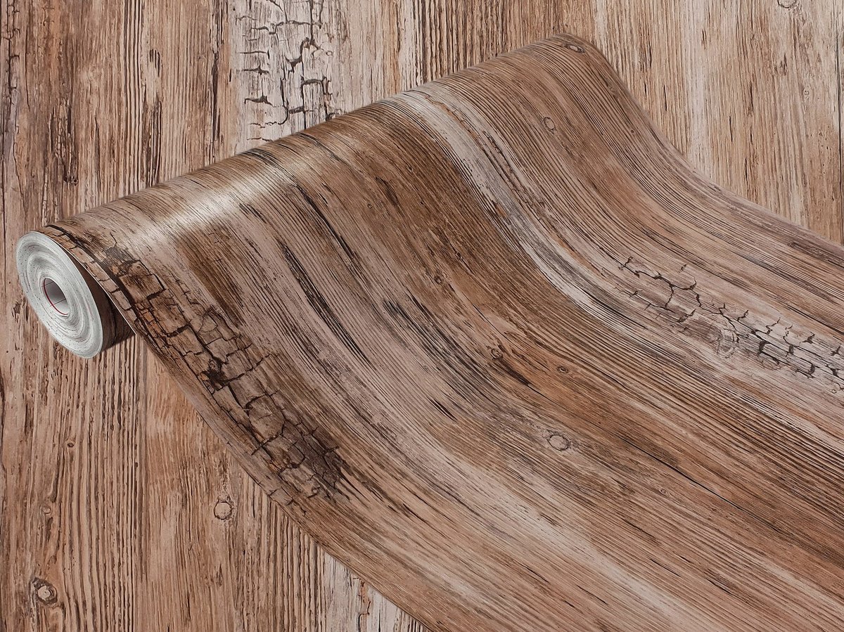 Zdjęcia - Pozostałe meble Drewnopodobna Okleina Meblowa Drewno Stare Na Regał Drzwi Meble 90x990