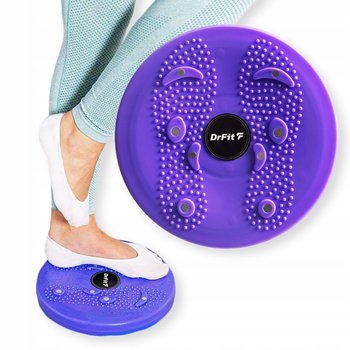 DrFit Dysk twister z wypustkami krążek obrotowy masaż fitness ø 25cm fiolet - DrFit