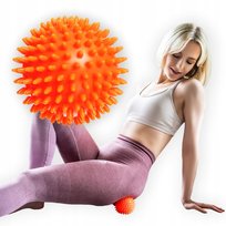 DRFIT TWARDA PIŁKA SENSORYCZNA Z KOLCAMI DO MASAŻU POWIĘZI I REHABILITACJI