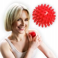 DRFIT TWARDA PIŁKA SENSORYCZNA Z KOLCAMI DO MASAŻU POWIĘZI I REHABILITACJI