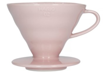 Dripper ceramiczny Hario V60-02, różowy - Hario