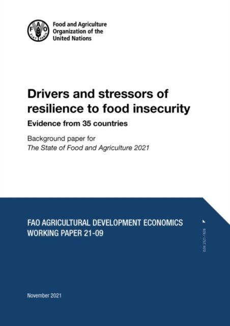 Drivers And Stressors Of Resilience To Food Insecurity - Evidence From ...