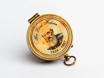 Drobiny czasu, Kompas, Sir lord kelvin II, złoty - Drobiny Czasu