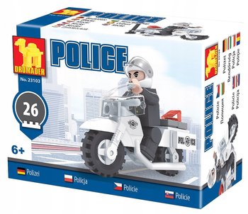Dromader, klocki Policja Motocykl Policyjny - Dromader
