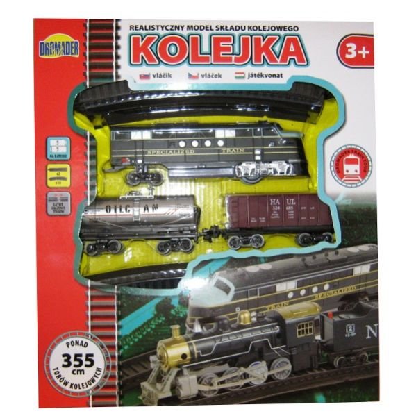 Dromader, Kolejka mała, zestaw, 355 cm-Zdjęcie-0