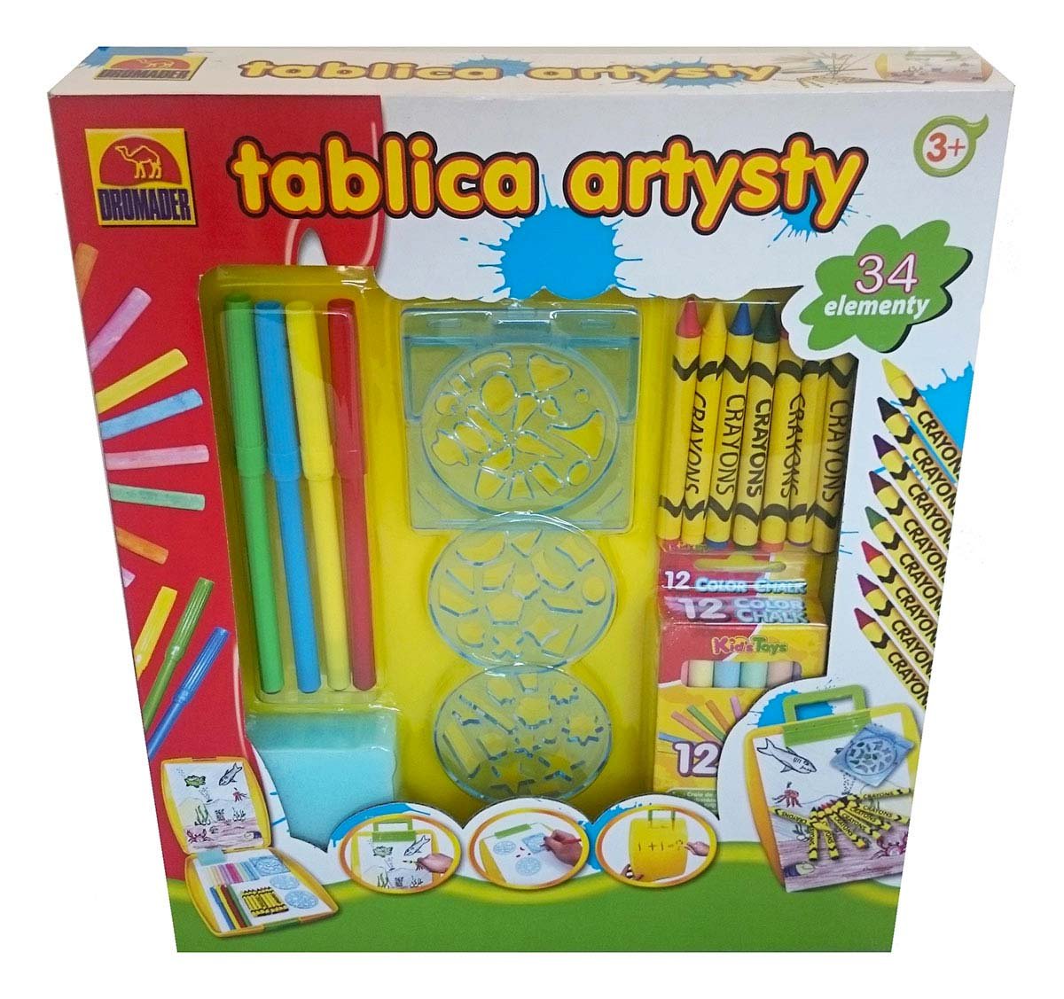 Dromader, tablica artysty, zestaw