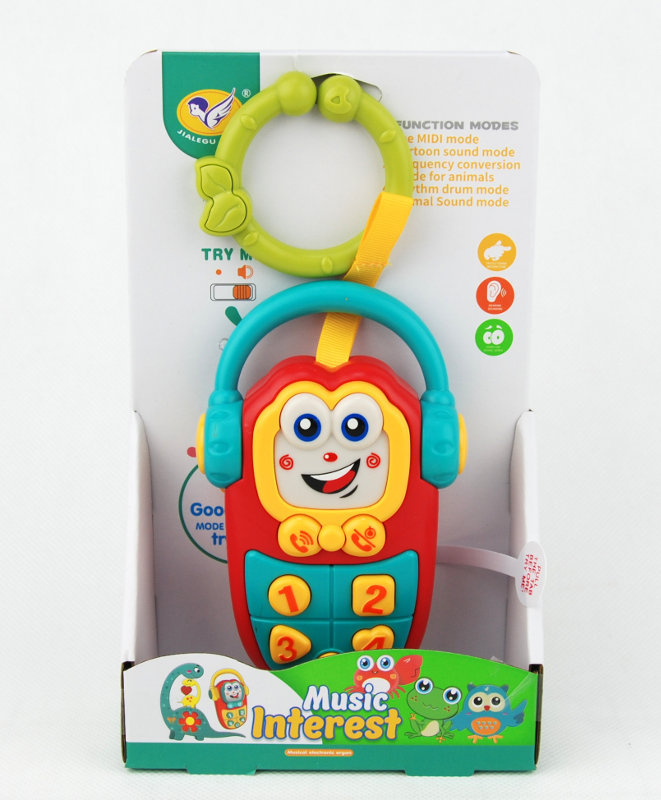 Фото - Розвивальна іграшка Dromader , Telefon dla malucha z dźwiękiem na baterie 