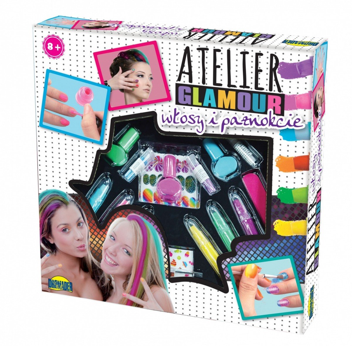 Dromader, zestaw do dekoracji włosów i paznokci Atelier Glamour-Zdjęcie-0