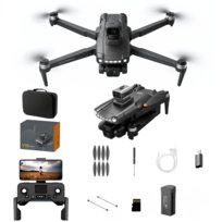 DRON Z KAMERĄ WIFI 5G GPS ZABAWKA ZDALNIE STEROWANY APLIKACJA ZASIĘG 3000M