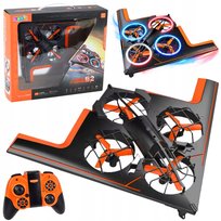 Dron Zdalnie Sterowany RC Latający Quadcopter Światła LED Aplikacja