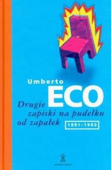 Drugie zapiski na pudełku od zapałek 1991-1993 - Eco Umberto