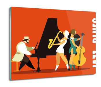 druk osłona splashback Jazz blues muzyka 60x52, ArtprintCave - ArtPrintCave