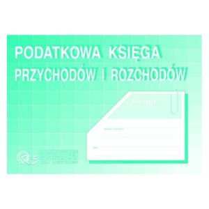 Druk, Podatkowa księga przychodów i rozchodów, A4, (offset) - MICHALCZYK I PROKOP