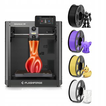 Drukarka 3D Wielokolorowa 600 mm/s IFS Flashforge AD5M 220 mm + 4 Filamenty - Flashforge
