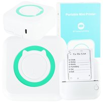 Drukarka Mini Termiczna Przenośna Mobilna Do Zdjęć Notatek Bluetooth Papier