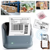 Drukarka termiczna etykiet samoprzylepnych Niimbot B4 aplikacja Bluetooth