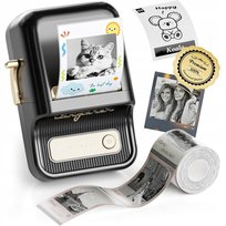 Drukarka termiczna etykiet samoprzylepnych retro B21_PRO Niimbot tekst