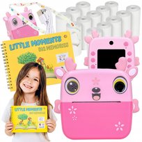 Drukuś 2.0 drukarka termiczna aparat + 13 rolek zwykłych + Album do zdjęć