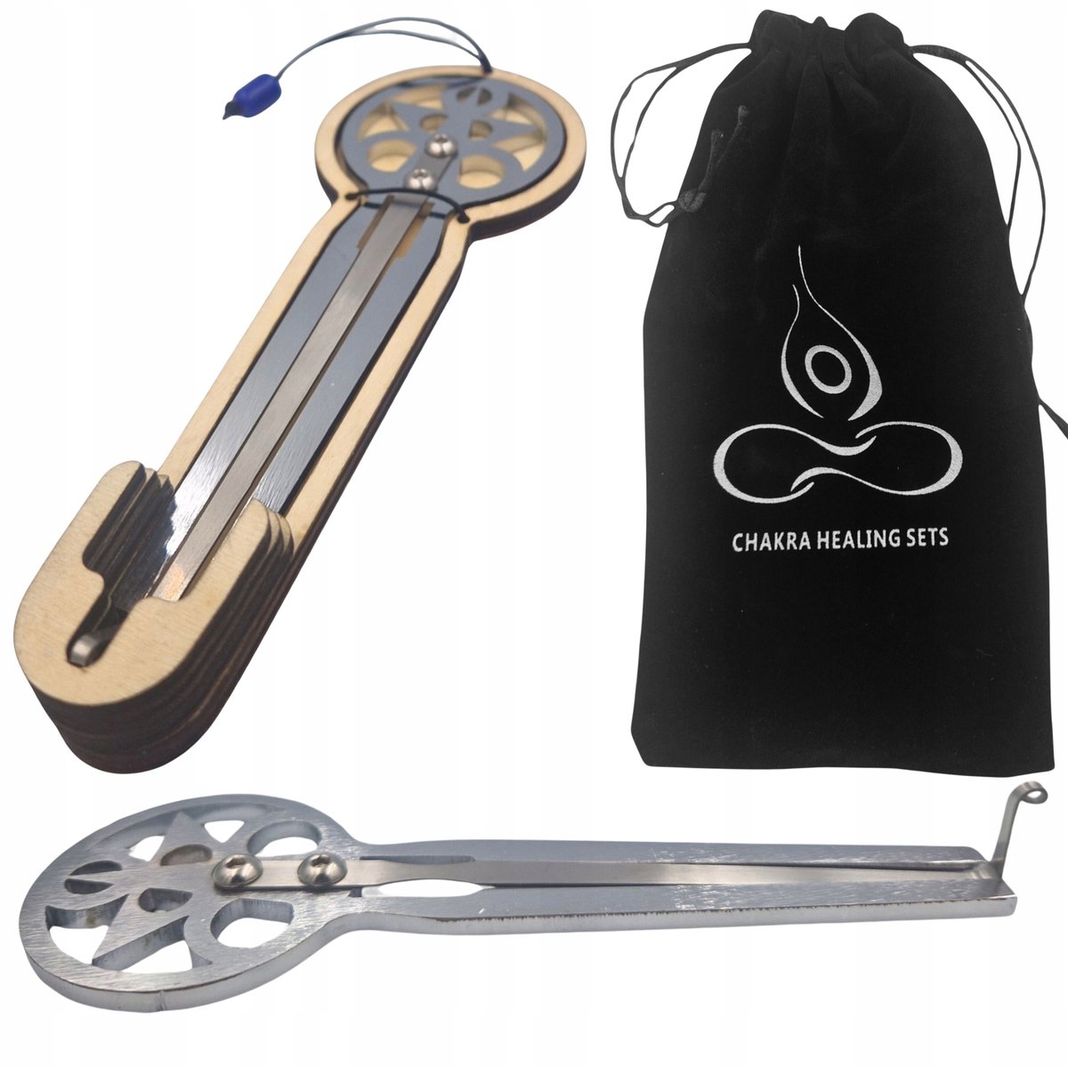 Drumla, harfa wargowa szczękowa Jaw Harp ZESTAW XL mongolski instrument ...