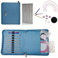 Druty na żyłce z wymiennymi końcówkami wymienne zestaw 35 el. aluminiowe