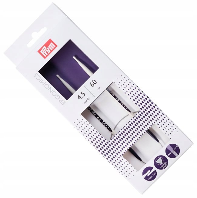 Prym Ergonomics wolhaaknaalden set taupe 6.00-10.00mm