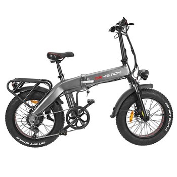 DrveTion BT20 Składany rower elektryczny 20*4.0 cali Fat Tire Akumulator 10Ah Samsung Zasięg 40-60 km Silnik 750 W Maksymalna prędkość 45 km/h - DRVETION