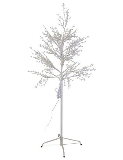 Drzewko ledowe, białe, 150 cm