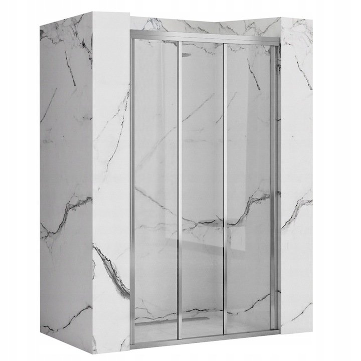 Drzwi Prysznicowe Przesuwne Regulowane Alex 90 Rea-Zdjęcie-0