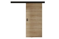 Drzwi przesuwne naścienne WERDI 100 z maskownicą dąb sonoma