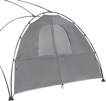 Drzwi Ścianka Ściana Wejście do Namiot Pawilon 4,3x1,85 m WODOODPRONA UV - Amazon Basics