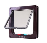 Drzwiczki Klapa Na Drzwi Dla Kota Psa Do 6Kg L (Brązowa) Nice Life