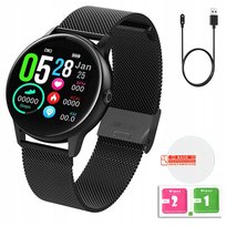 DT NO.1, Zegarek Smartwatch, Damski, Polski, DT88 Pro,Czarny DT NO.1