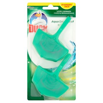 Duck Aqua Green 4w1 Podwójna zawieszka do toalet 80 g (2 x 40 g) - Duck