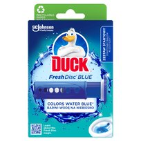 DUCK FRESH DISCS Blue Lagoon STARTER+6 KRĄŻKÓW BARWIĄCYCH WC Żel Duck