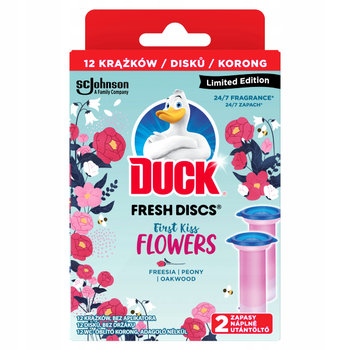 Duck Fresh Discs Flowers Żelowe Krążki 72Ml Zapas - Duck