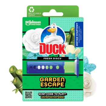 Duck Fresh Discs Krążki Żelowe do WC Garden Escape 6 Krążków - Duck