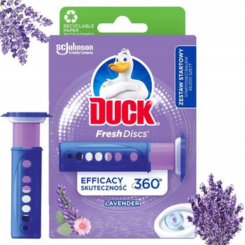 Duck Fresh Discs Lavender - Żelowy Krążek Do Toalety 36ml + Aplikator - Duck