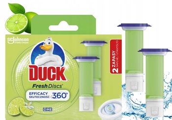 Duck Fresh Discs Lime - Żelowy Krążek Do Toalety 72ml (2 x 36ml) - Duck