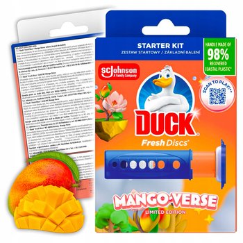 Duck Fresh Discs Mango Verse - Żelowy Krążek Do Toalety 36ml + Aplikator - Duck