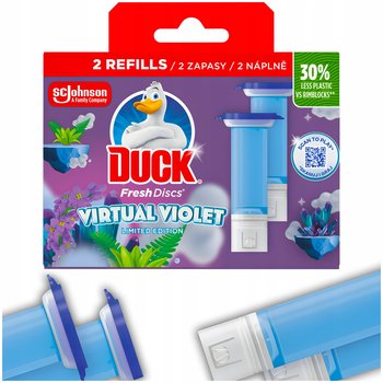 Duck Fresh Discs Virtual Violet - Żelowy Krążek Do Toalety 72ml (2 x 36ml) - Duck