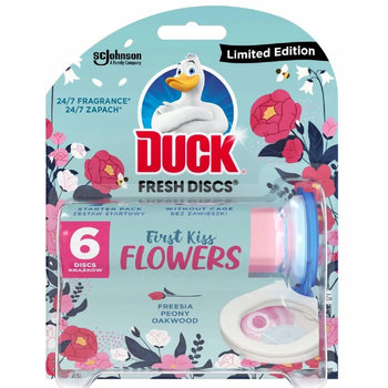 DUCK Fresh discs żelowe krążki do wc Kiss Flowers - Duck