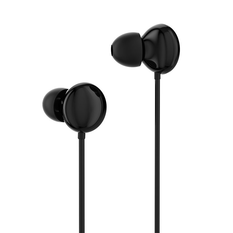 Dudao dokanałowe słuchawki zestaw słuchawkowy z pilotem i mikrofonem mini jack 3,5 mm czarny (X11Pro black) - Czarny