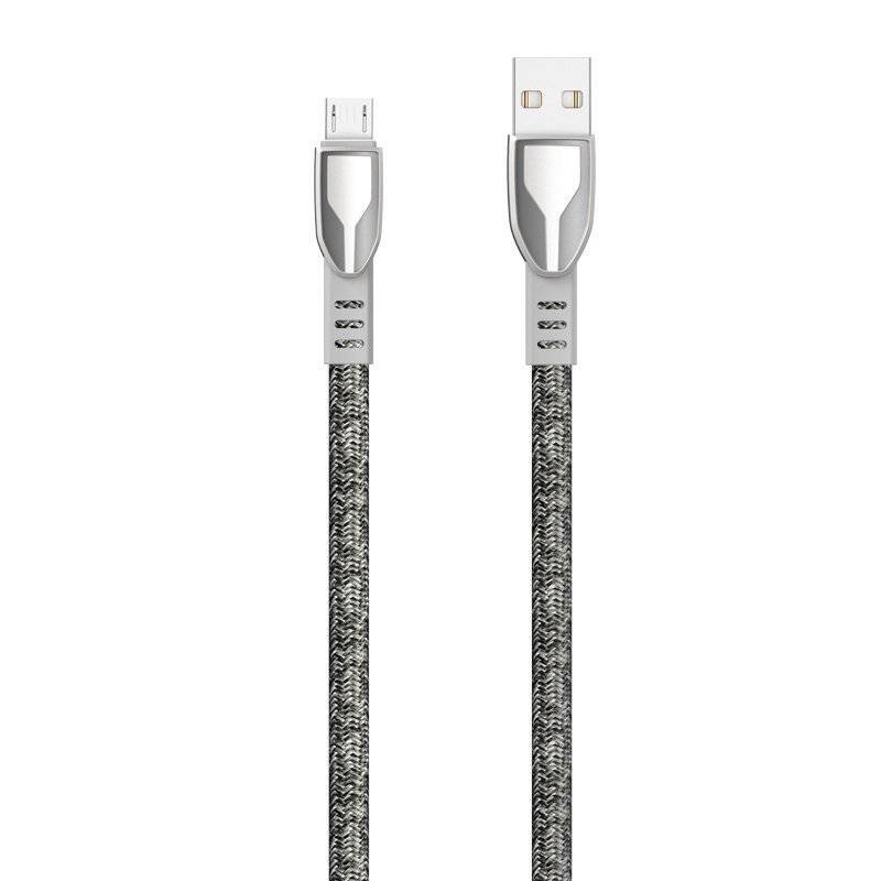 Фото - Кабель Dudao kabel USB - micro USB 5 A 1 m szary  (L3PROM gray)